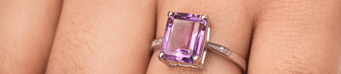 Amethyst Engagement Rings