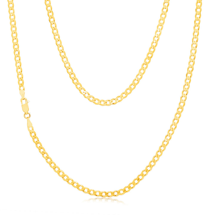 9ct Yellow Solid Gold 55cm