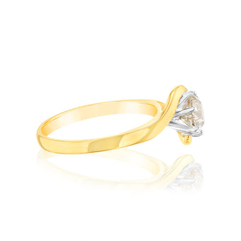 18ct Yellow Gold 1 Carat Australian Diamond Solitaire Ring