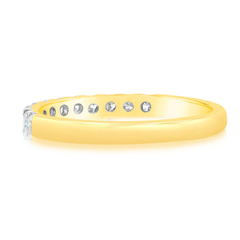 Luminesce Lab Grown Diamond 1/2 Carat Eternity Ring in 9ct Yellow Gold