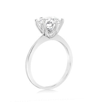 Luminesce Lab Grown 3 Carat Certified Engagement Ring in 18ct White Gold