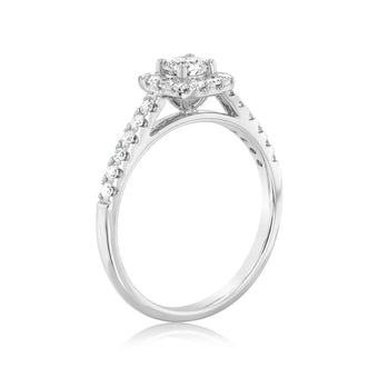 Luminesce Lab Grown 9ct White Gold 0.60 Carat Diamond Ring
