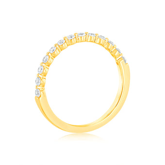 Luminesce Lab Grown Diamond Eternity Ring in 9ct Yellow Gold
