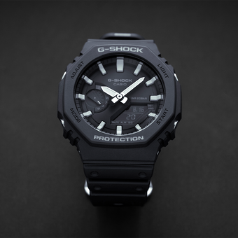 G-Shock GA2100-1A Black 'CasiOak'