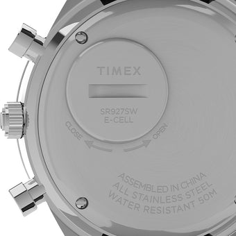 Timex TW2V42700 Lab Archive Black Leather Mens Watch