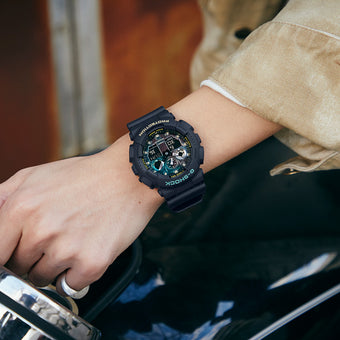 G-Shock GA100RC-1 "Black and Rust" Mens Watch