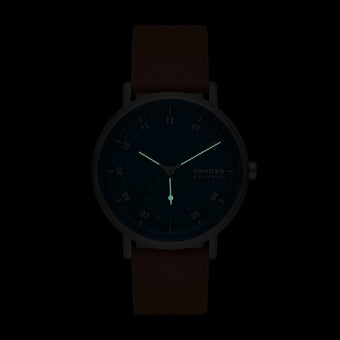 Skagen Kuppel SKW6888 Leather Mens Watch