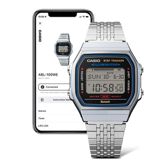 Casio ABL100WE-1A Bluetooth Step Tracker Digital