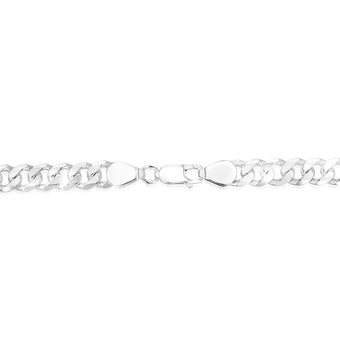 Sterling Silver Curb Heavy 200 Gauge 50cm Chain