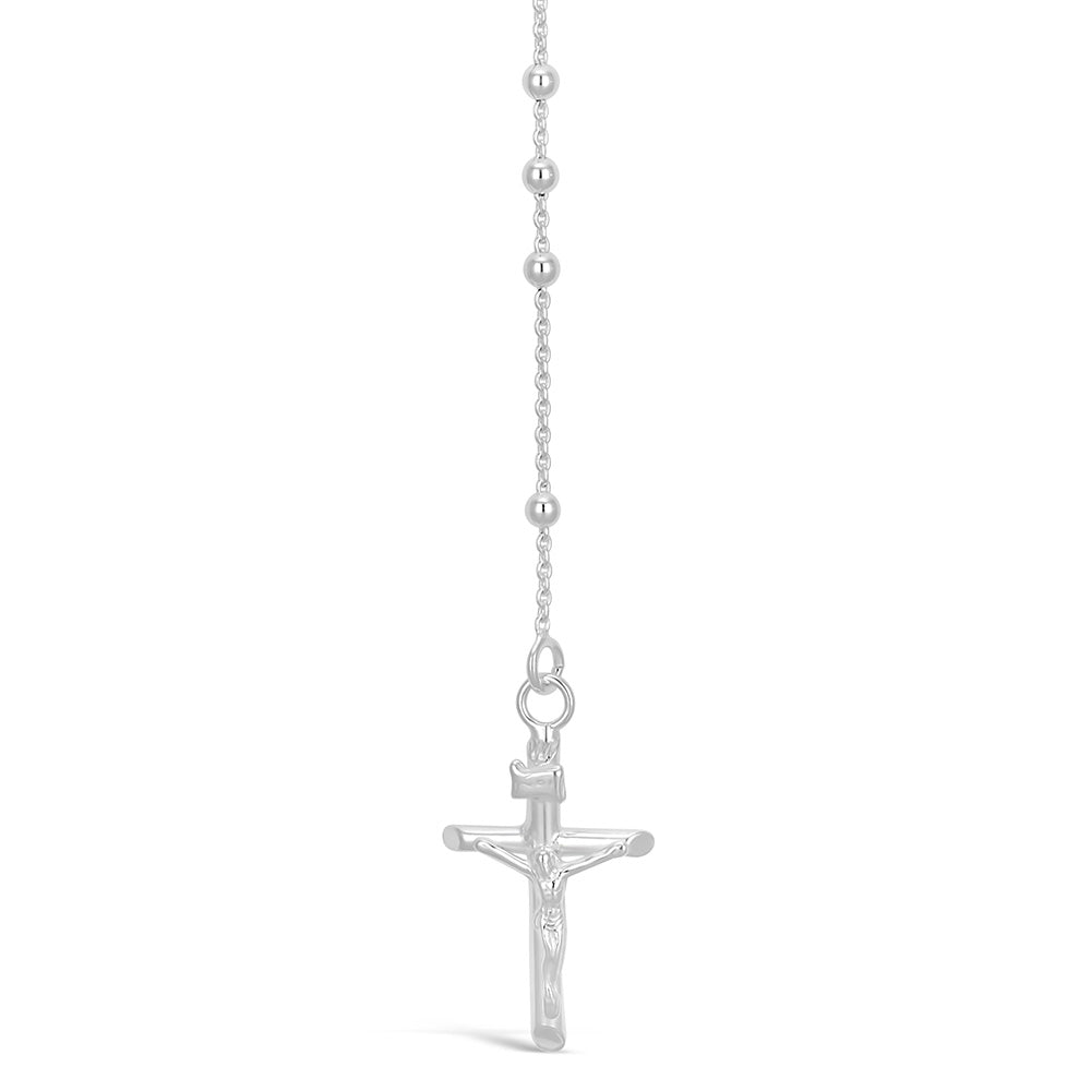 Rosary Bead 45cm Chain with Cross