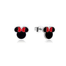 Load image into Gallery viewer, Disney Stainless Steel Minnie Silhouette Stud Earrings