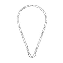 Load image into Gallery viewer, Michael Kors Platinum Plated Brass Premium Empire Link Chain