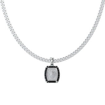 Guess Men's Jewellery Stainless Steel 16mm Lion Charm Pendant on 21" Chain