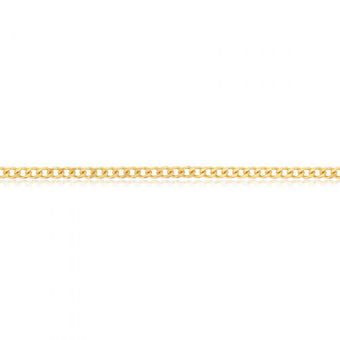 9ct Yellow Solid Gold 55cm 70 Gauge Curb Chain