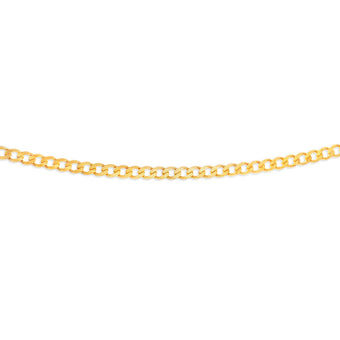 9ct Yellow Solid Gold "Noah" Curb Chain