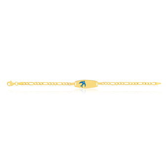 9ct Yellow Gold Bluebird Bracelet
