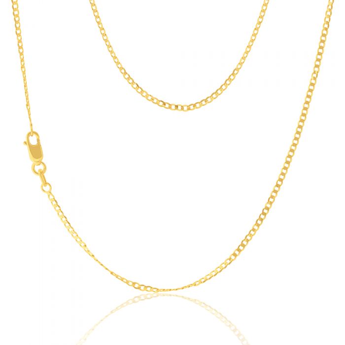 9ct Yellow Gold 50cm Curb Chain