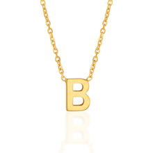 Load image into Gallery viewer, 9ct Yellow Gold Initial &quot;B&quot; Pendant on 43cm Chain