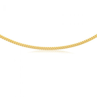 9ct Yellow Gold Silverfilled 55cm Chain 9SS