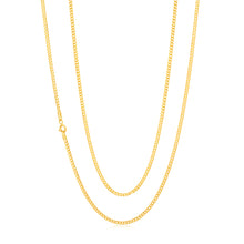 Load image into Gallery viewer, 9ct Yellow Gold Filled 60 Gauge Curb Chain 60cm