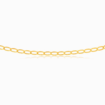 9ct Yellow Gold Filled 50cm Curb Chain