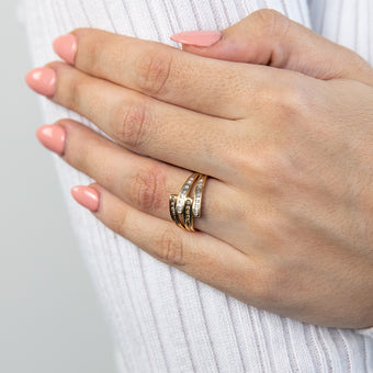 Australian Diamond 9ct Yellow Gold Diamond Ring