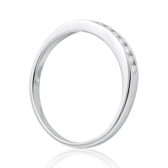 9ct White Gold 1/5 Carat Delightful Diamond Ring