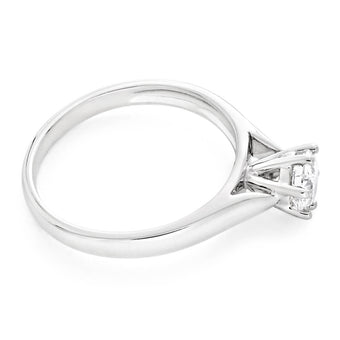 Certified Diamond 18ct White Gold Diamond Ring