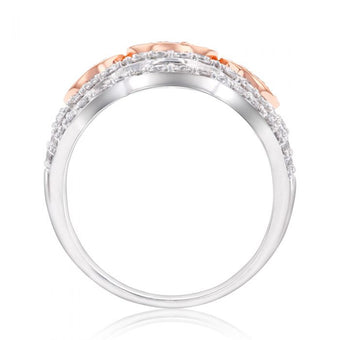 Pink Diamond in 18ct White Gold Dress Ring with a 2.00 Carats of Diamonds