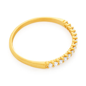 18ct Yellow Gold Ring With 0.15 Carats Of Diamonds