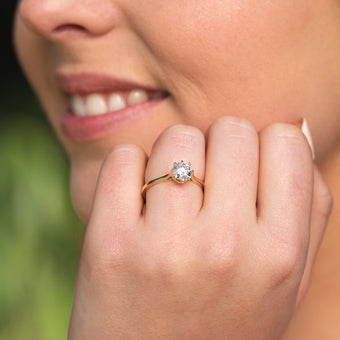 9ct Yellow Gold 1 Carat Diamond Solitaire Ring