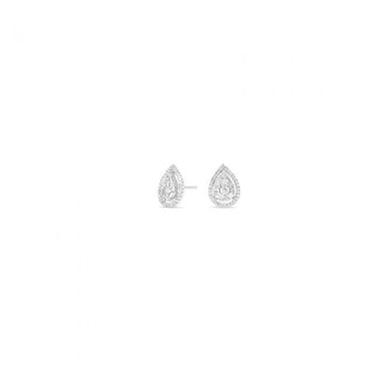 0.50ct Diamond Pear Shape Studs in 9ct White Gold