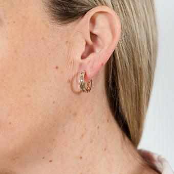 9ct Yellow Gold 1 Carat Diamond Stud Earrings