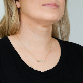 14ct Yellow Gold 1/2 Carat Diamond Adjustable 38 to 43cm Chain