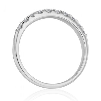 Flawless Cut Platinum 1/2 Carat Diamond Eternity Band