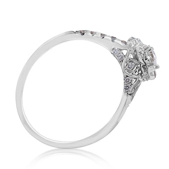 Luminesce Lab Grown Diamond 1.5Ct Halo Bridal Set in 14ct White Gold