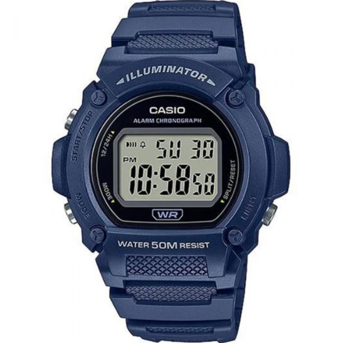 Casio W219H-2 Blue Digital Watch