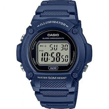 Load image into Gallery viewer, Casio W219H-2 Blue Digital Watch