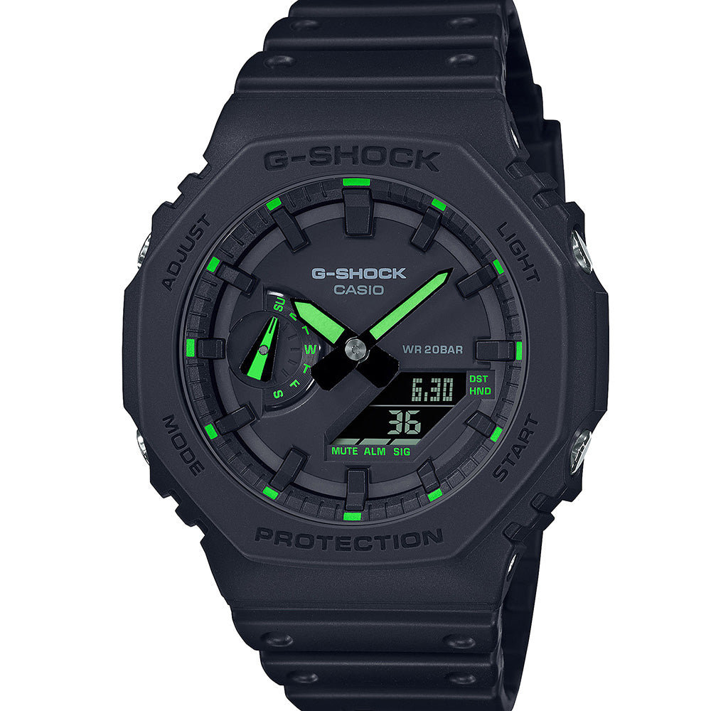 G-Shock GA2100-1A3 Neon Accent Series 'CasiOak'