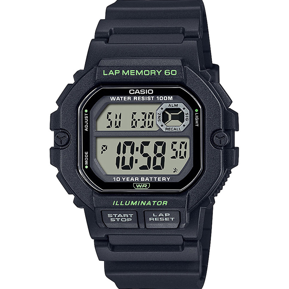 Casio WS1400H-1AV Black Digital Watch
