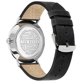 Ted Baker BKPPGF113 Phylipa Black Leather Mens Watch
