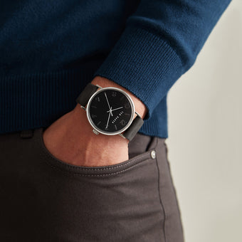 Ted Baker BKPPGF113 Phylipa Black Leather Mens Watch