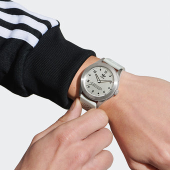 Adidas AOSY23033 Code Three Grey Silicone Womens Watch