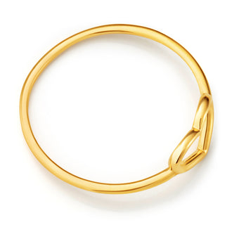 9ct Yellow Gold Heart Shape Ring
