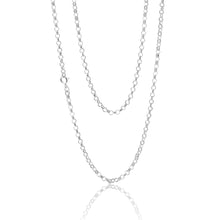 Load image into Gallery viewer, Sterling Silver 70 Gauge 60cm Belcher Chain