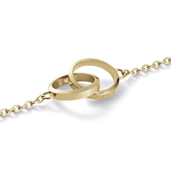 Daniel Wellington Gold Plated Stainless Steel Elan Unity 45cm Chain
