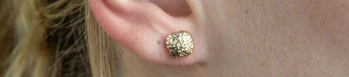 Button Earrings