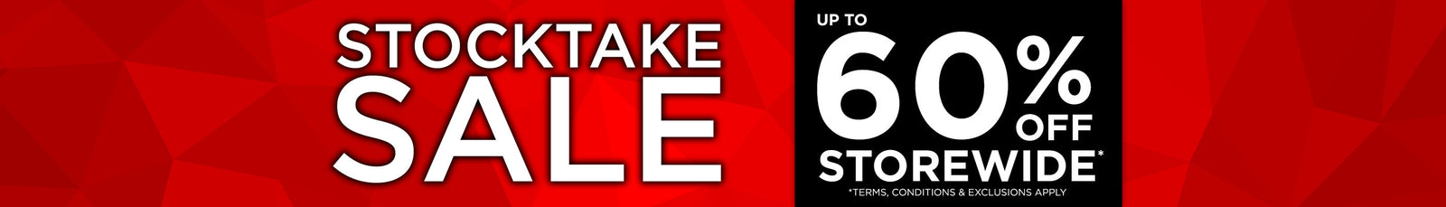 Stocktake Sale [hidden]