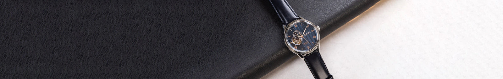 Seiko leather watches
