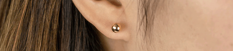 Ball Stud Earrings